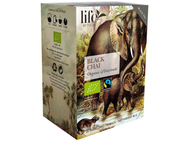 life BY FOLLIS Te svart chai 20/fp | Kök och servering - Kaffe och te - Te | Kontorsexperten
