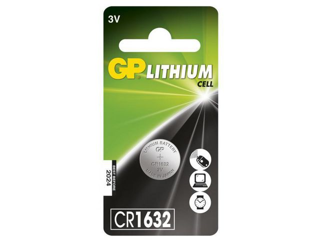 GP Batteri Lithium CR1632