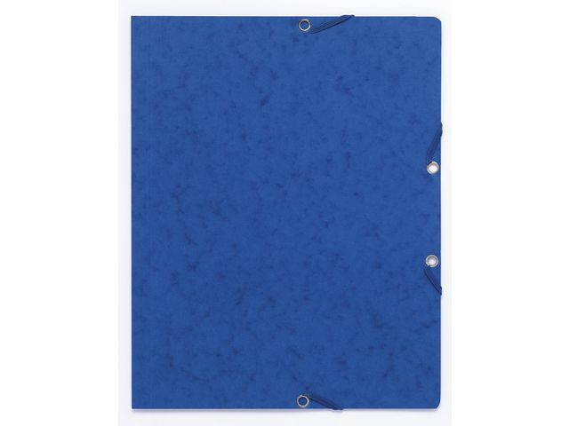 Gummibandsmapp kartong A4 blå | Kontorsmaterial - Mappar och plastfickor - Gummibandsmappar - Kartong | Kontorsexperten