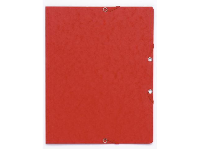 Gummibandsmapp kartong A4 röd | Kontorsmaterial - Mappar och plastfickor - Gummibandsmappar - Kartong | Kontorsexperten