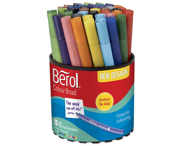 Berol Fiberpenna Colourbroad 42/fp | Skola och förskola - Pennor och tillbehör - Fiberpennor - Standard | Kontorsexperten