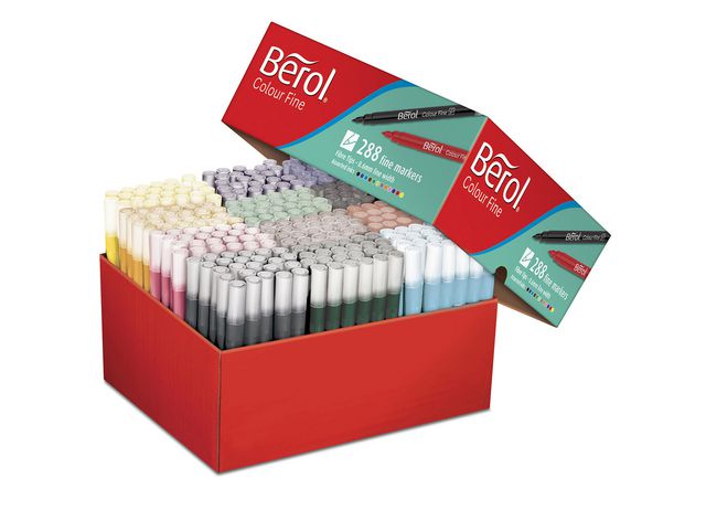 Berol Fiberpenna Colorfine 288/fp | Skola och förskola - Pennor och tillbehör - Fiberpennor - Standard | Kontorsexperten
