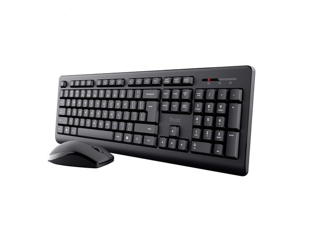 TRUST Tangentbord+Mus Primo Trådlös | Datorprodukter - Kringutrustning - Tangentbord och möss | Kontorsexperten