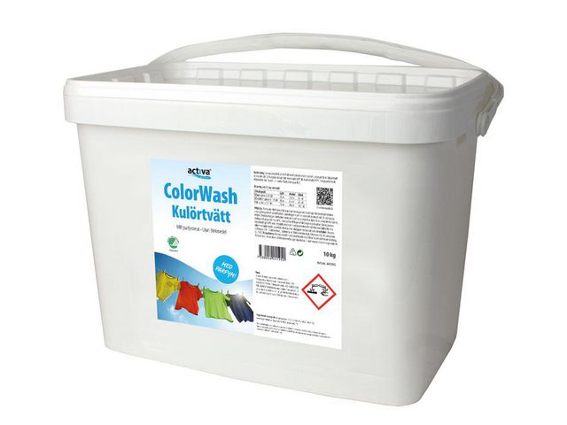 Activa Tvättmedel ColorWash 10kg | Städ och hygien - Tvättmedel och klädvård - Tvättmedel | Kontorsexperten