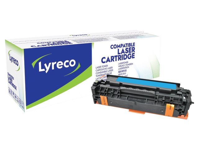 Lyreco Toner HP CE411A Cyan | Toner och bläck - Tonerkassetter - Toner Lyreco | Kontorsexperten