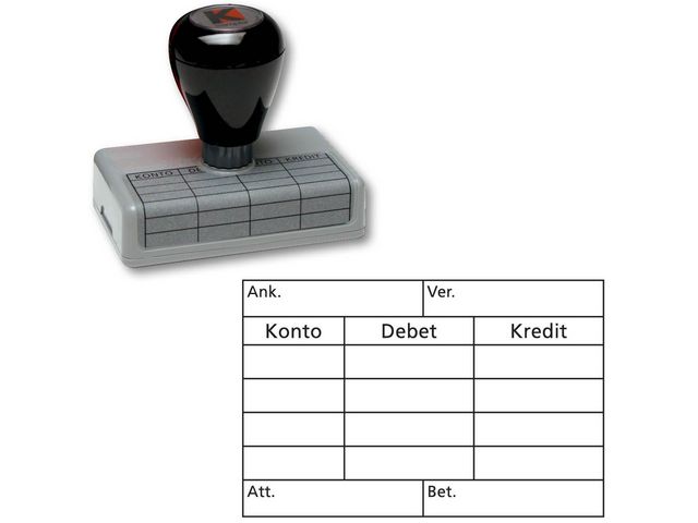 Stamko K-Konteringsstämpel 106 | Kontorsmaterial - Till skrivbordet - Stämplar | Kontorsexperten