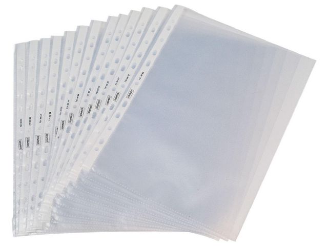 NOKI Plastficka Mapp A4 0,06 100/fp | Kontorsmaterial - Mappar och plastfickor - Plastfickor - Öppen överkant | Kontorsexperten