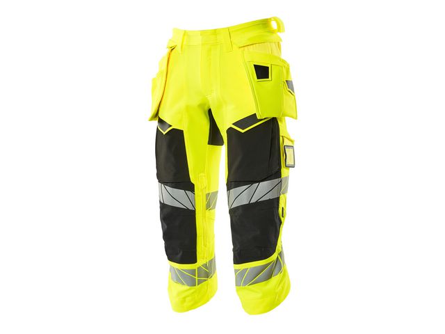 MASCOT® Varselpiratbyxor stretch kl1 gu/sv c46 | Arbetskläder - Varselkläder - Varselbyxor | Kontorsexperten