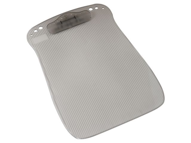 Skrivplatta med pennhållare A4 transparent svart | Kontorsmaterial - Till skrivbordet - Skrivplattor | Kontorsexperten