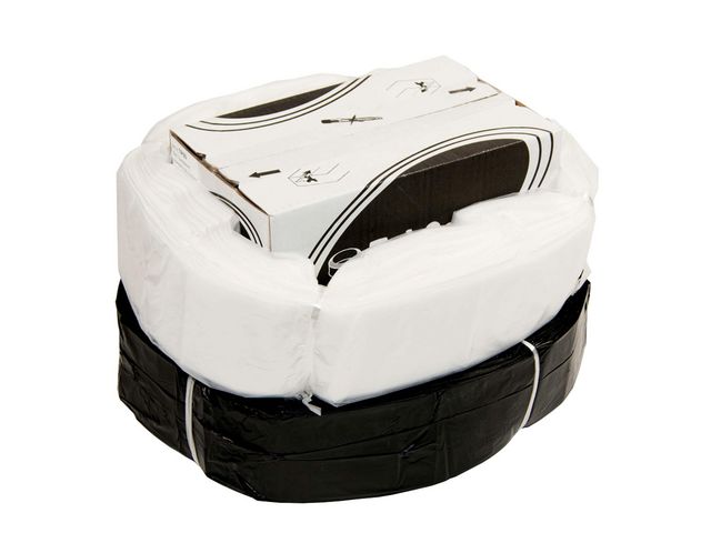 Kassett TubeSac 110m svart | Städ och hygien - Påsar och säckar - Kassett - Longopac | Kontorsexperten