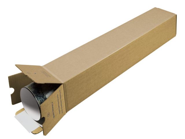 Boxon Fyrkantstub 860x105x105mm brun | Emballage och lagerutrustning - Lådor och well - Papptuber | Kontorsexperten