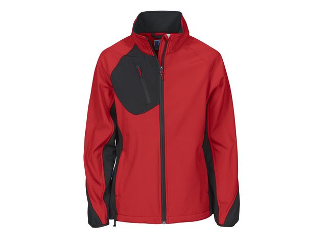 PROJOB Softshelljacka dam 2423 röd 3XL | Arbetskläder - Arbetsjackor - Softshelljackor | Kontorsexperten