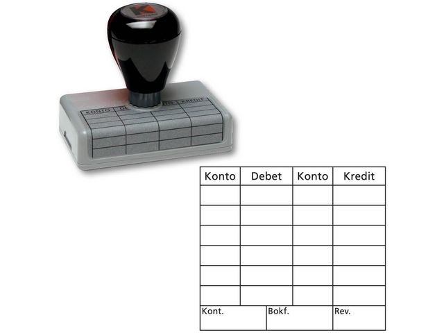 Stamko K-Konteringsstämpel 102 | Kontorsmaterial - Till skrivbordet - Stämplar | Kontorsexperten