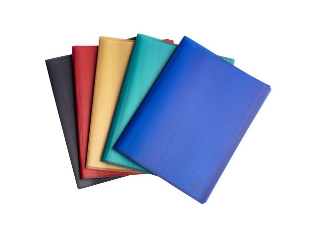 EXACOMPTA Demobok opak recycled PP 40 fickor sorterade färger 5/fp | Kontorsmaterial - Pärmar och register - Demopärmar och demoböcker | Kontorsexperten