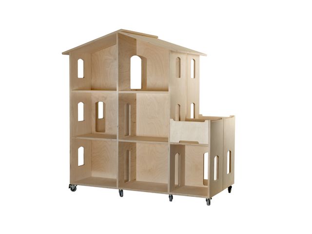 MICKI Dockhus på hjul Educational | Skola och förskola - Lekmaterial - Dockhus, bondgård och lekhus | Kontorsexperten