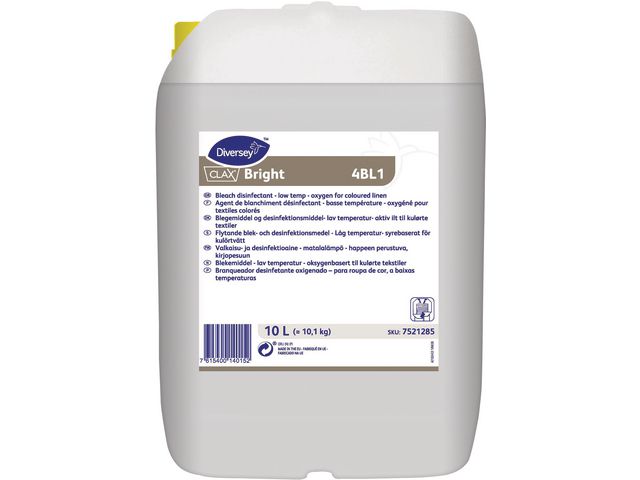 Clax Tvättmedel Bright 4BL1 10L | Städ och hygien - Tvättmedel och klädvård - Tvättmedel | Kontorsexperten