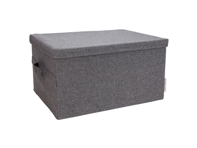 BIGSO BOX Förvaringsbox L grå | Kontorsmaterial - Arkivering och kontorsförvaring - Förvaringslådor | Kontorsexperten