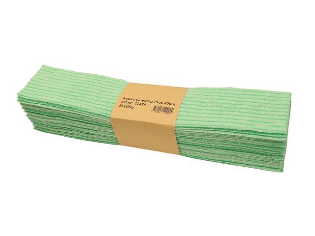 Activa Mopp Onemop micro 40cm grön 25/fp | Städ och hygien - Moppar och stativ - Moppar - 36-45 cm | Kontorsexperten