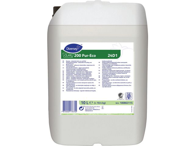 DIVERSEY Tvättförstärkare 200 G 10L | Städ och hygien - Tvättmedel och klädvård - Tvättmedel | Kontorsexperten