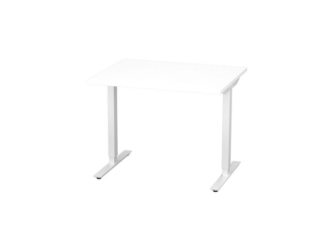 deNord Design Bord höj/sänk Basic 1000x800 vit/vit | Kontorsmöbler och inredning - Bord och hurtsar - Skrivbord - Höj/sänkbar | Kontorsexperten