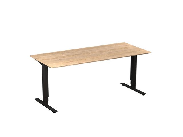 deNord Design Bord höj/sänk Pro 1800x800 ek/svart | Kontorsmöbler och inredning - Bord och hurtsar - Skrivbord - Höj/sänkbar | Kontorsexperten