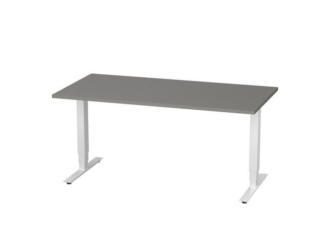 deNord Design Bord höj/sänk Pro 1600x800 grå/vit | Kontorsmöbler och inredning - Bord och hurtsar - Skrivbord - Höj/sänkbar | Kontorsexperten