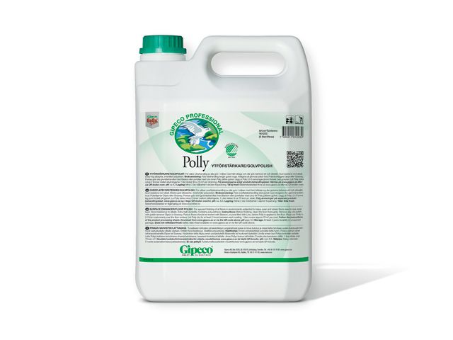 GIPECO Golvpolish/Ytförstärkare, Polly, flytande, 5L | Städ och hygien - Golvunderhåll - Golvpolish | Kontorsexperten