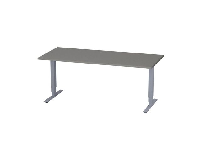 deNord Design Bord höj/sänk Pro 1800x800 grå/silver | Kontorsmöbler och inredning - Bord och hurtsar - Skrivbord - Höj/sänkbar | Kontorsexperten