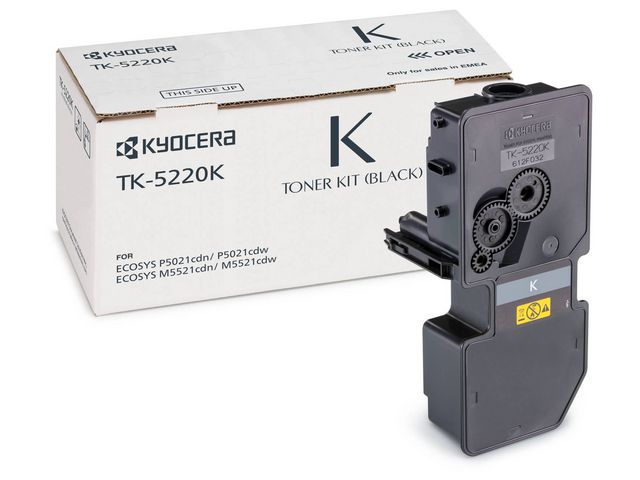 KYOCERA Toner TK-5220K 1,2K svart | Toner och bläck - Tonerkassetter - Toner Kyocera | Kontorsexperten