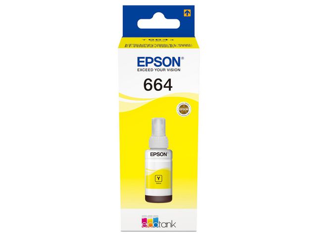 Epson Bläckrefill, C13T664440, T6644, gul, singelförpackning | Toner och bläck - Bläckpatroner - Bläckpatroner Epson | Kontorsexperten
