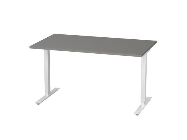 deNord Design Bord höj/sänk Basic 1400x800 grå/vit | Kontorsmöbler och inredning - Bord och hurtsar - Skrivbord - Höj/sänkbar | Kontorsexperten