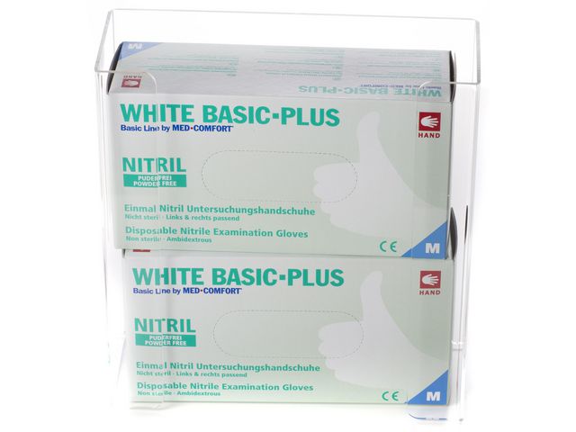 Handskhållare Plast 2 ask | Skyddsutrustning - Engångshandskar - Handskhållare | Kontorsexperten