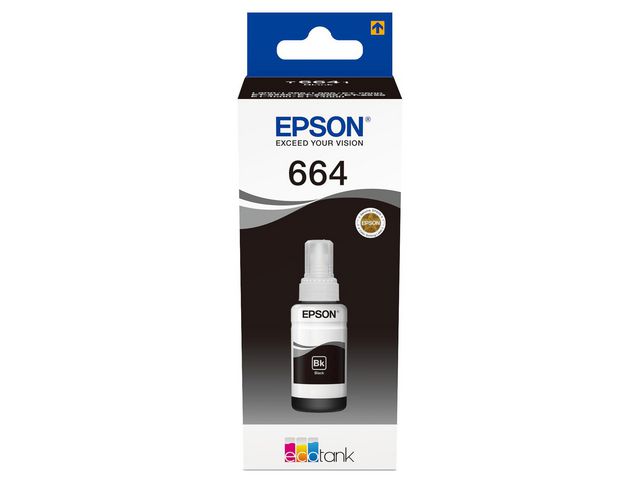 Epson Bläckrefill, C13T664140, T6641, svart, singelförpackning | Toner och bläck - Bläckpatroner - Bläckpatroner Epson | Kontorsexperten
