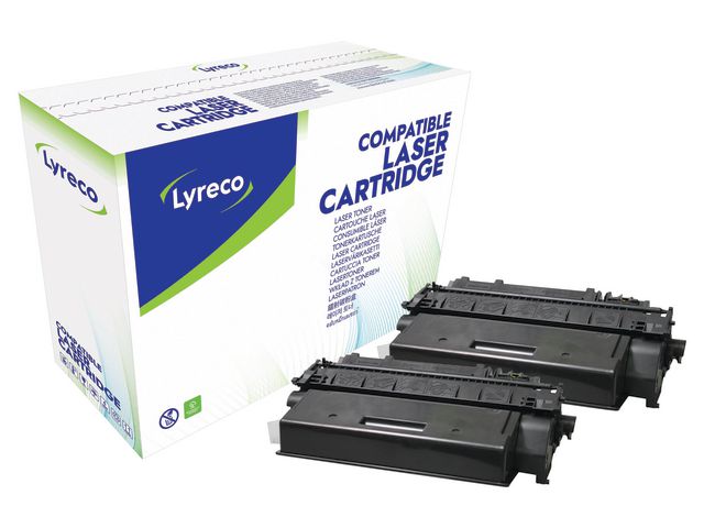 Lyreco Toner HP CF280X 6,9K svart 2/FP | Toner och bläck - Tonerkassetter - Toner Lyreco | Kontorsexperten