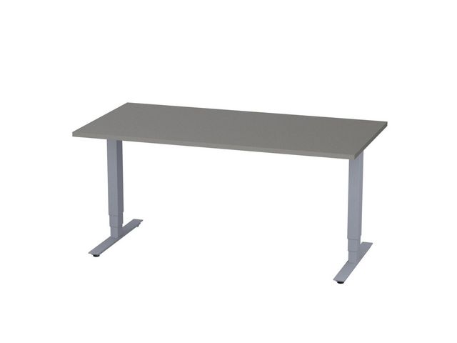 deNord Design Bord höj/sänk Pro 1600x800 grå/silver | Kontorsmöbler och inredning - Bord och hurtsar - Skrivbord - Höj/sänkbar | Kontorsexperten