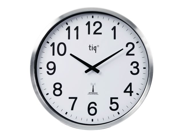 tiq Väggur radiokontrollerat 50cm utomhus | Kontorsmöbler och inredning - Väggur - Väggur | Kontorsexperten