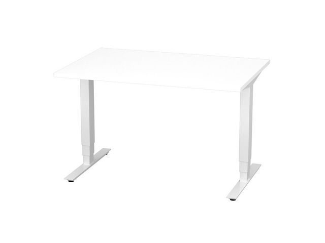 deNord Design Bord höj/sänk Pro 1200x800 vit/vit | Kontorsmöbler och inredning - Bord och hurtsar - Skrivbord - Höj/sänkbar | Kontorsexperten