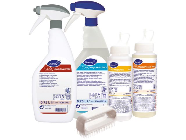 Clax Fläckborttagning Magic Starterkit 70A2 4/set | Städ och hygien - Rengöringsmedel - Textil och möbelrengöring | Kontorsexperten
