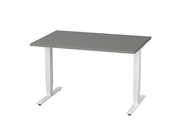 deNord Design Bord höj/sänk Pro 1200x800 grå/vit | Kontorsmöbler och inredning - Bord och hurtsar - Skrivbord - Höj/sänkbar | Kontorsexperten