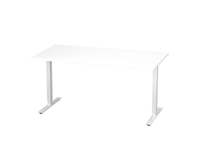 deNord Design Bord höj/sänk Basic 1600x800 vit/vit | Kontorsmöbler och inredning - Bord och hurtsar - Skrivbord - Höj/sänkbar | Kontorsexperten