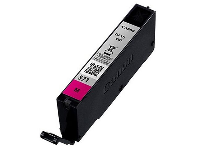 Produktfoto för Canon Bläckpatron CLI-571M (0387C001), magenta, singelpack, standardkapacitet