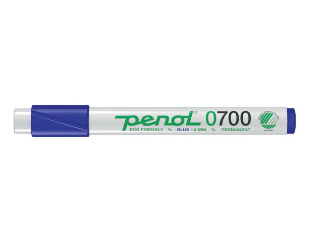 PENOL Märkpenna 0-700 perm 1,5mm blå | Kontorsmaterial - Pennor - Märkpennor - Rund spets | Kontorsexperten