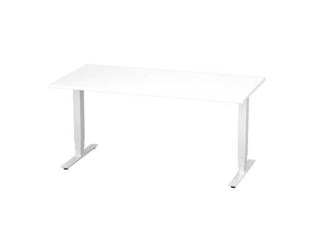 deNord Design Bord höj/sänk Pro 1600x800 vit/vit | Kontorsmöbler och inredning - Bord och hurtsar - Skrivbord - Höj/sänkbar | Kontorsexperten