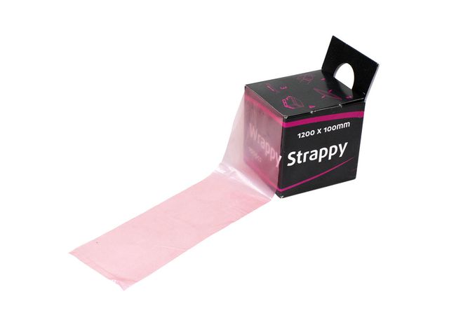 Wrappy Strappy Pallband WRAPPY 100x1200mm 100/fp | Emballage och lagerutrustning - Sträckfilmer och toppark - Sträckfilmer - Manuell | Kontorsexperten