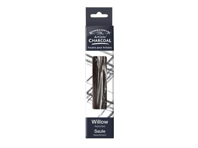 WINSOR & NEWTON Ritkol Mjuk, medium, hård 12/fp | Skola och förskola - Konstnärsprodukter - Skisspennor, kol och grafitkritor | Kontorsexperten