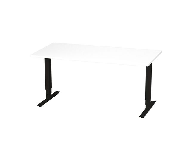 deNord Design Bord höj/sänk Pro 1600x800 vit/svart | Kontorsmöbler och inredning - Bord och hurtsar - Skrivbord - Höj/sänkbar | Kontorsexperten