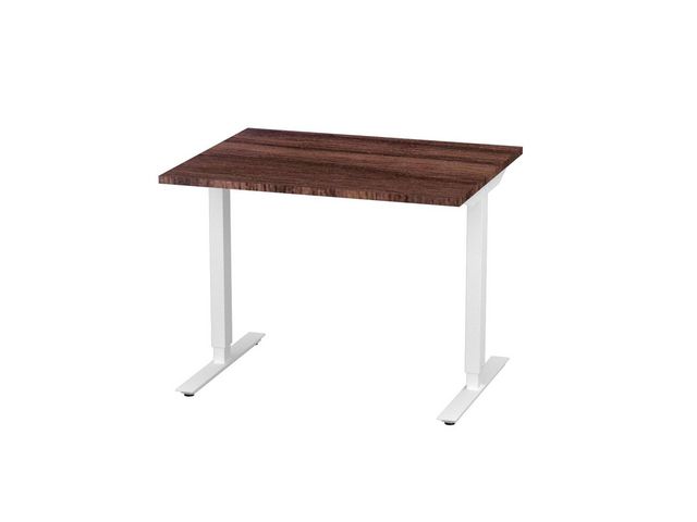 deNord Design Bord höj/sänk Basic 1000x800 valnöt/vit | Kontorsmöbler och inredning - Bord och hurtsar - Skrivbord - Höj/sänkbar | Kontorsexperten