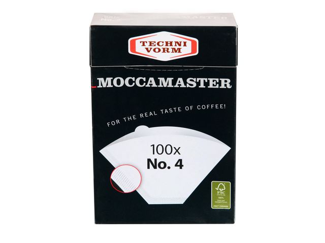 Moccamaster Kaffefilter 1x4 100/fp
