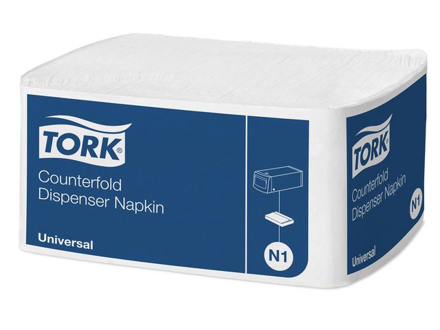 TORK Servett Uni N1 1-lag 33x30 7200/krt | Kök och servering - Servetter och dukar - Dispenserservetter | Kontorsexperten