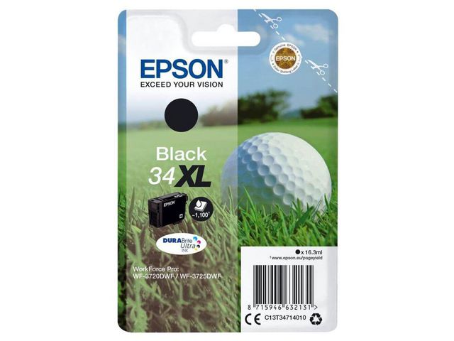 Epson Bläckpatron T3471 XL Svart | Toner och bläck - Bläckpatroner - Bläckpatroner Epson | Kontorsexperten